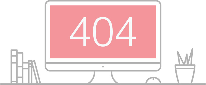 Bildschirm mit 404 Error